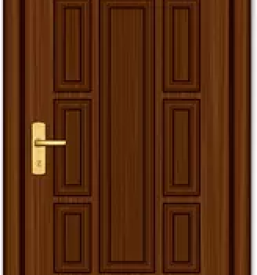 Lesena vhodna in notranja vrata metlika