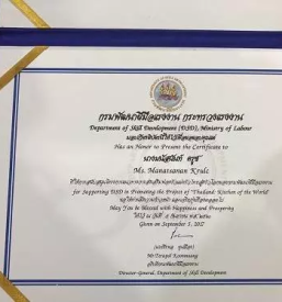 Manatsanan duang krulc tajska kulturna ambasadorka v evropi