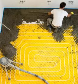 Montaza talnega gretja osrednja slovenija