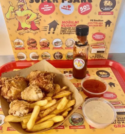 Ocvrt piscanec ljubljana center