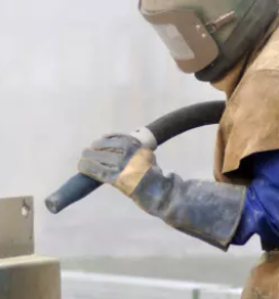 Peskanje inox materiala slovenija