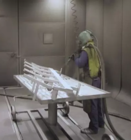 Peskanje inox materiala slovenija