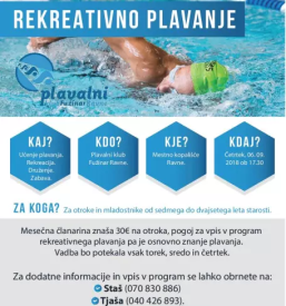 Plavalni tecaj koroska