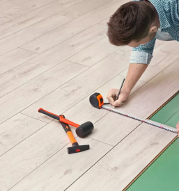 Polaganje parketa, vinila Obala