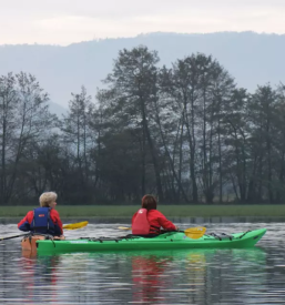 Potovanje s kajakom po Sloveniji