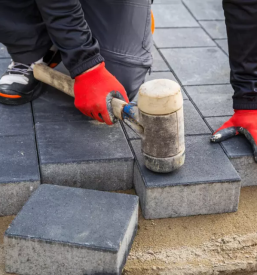 Priprava dvorisca za tlakovanje