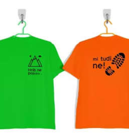 Prodaja brisac z napisom slovenija