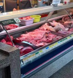 Sveže meso v središču Ljubljana