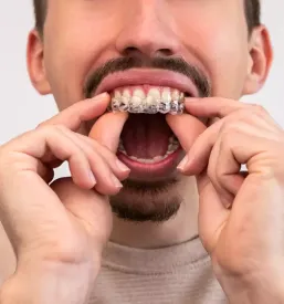 Prozorne zobne opornice Invisalign Novo mesto