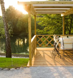 Restaurant on the river ljubljanica