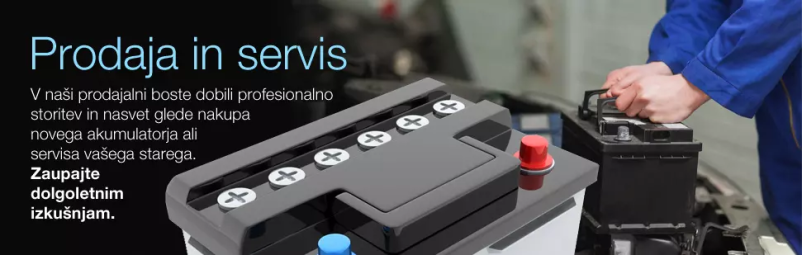 Servis akumulatorjev Ljubljana in okolica