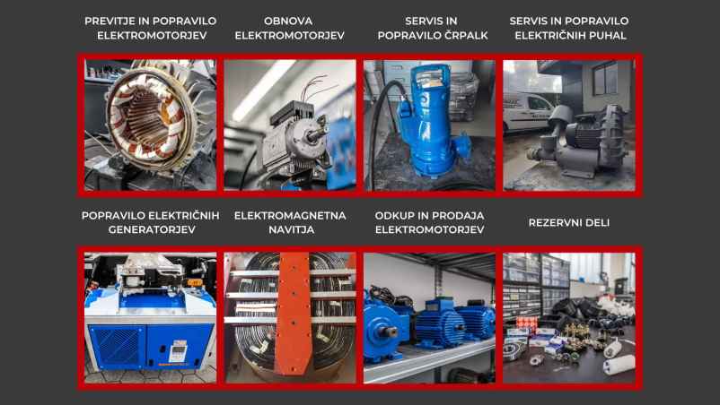 Servis generatorjev Osrednja Slovenija