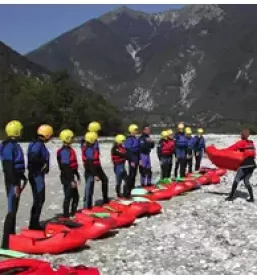rafting Soča
