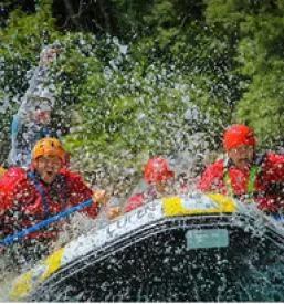Spust rafting Soča