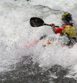 Trener kajaka na divjih vodah osrednja slovenija