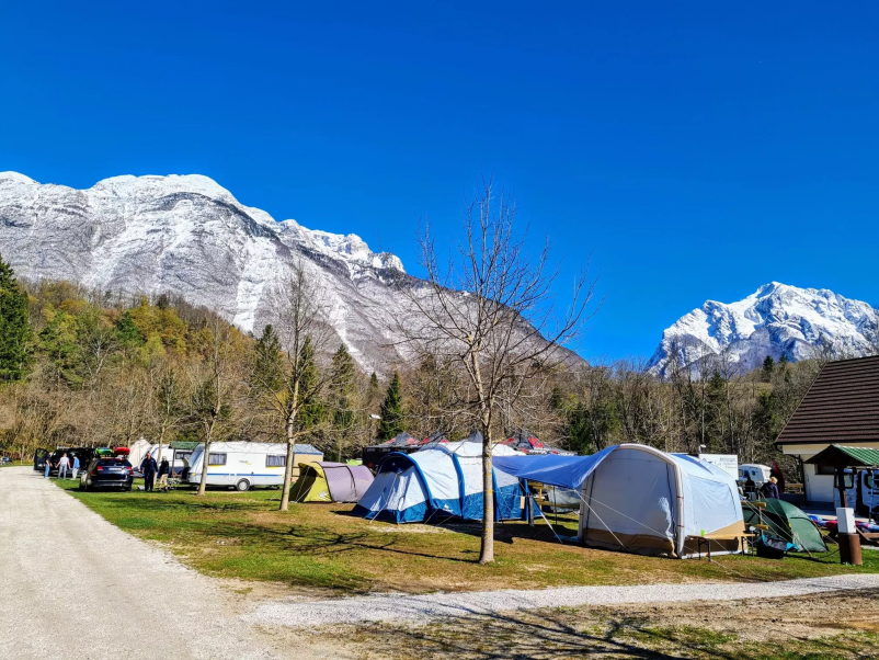 Ugoden camp Bovec, Soča 