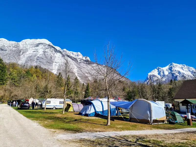 Ugoden camp Bovec, Soča