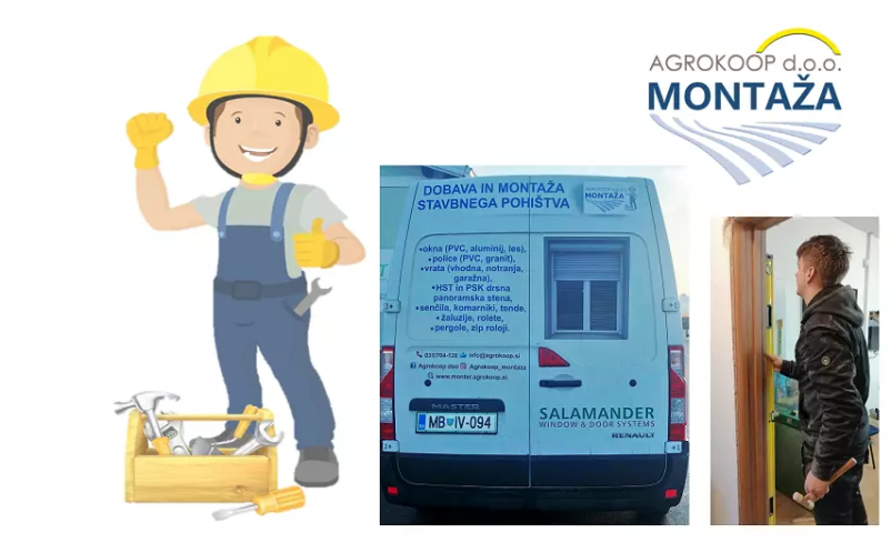 Ugodna montaža stavbnega pohištva Štajerska 