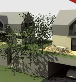 Ugodna novogradnja ljubljana z okolico