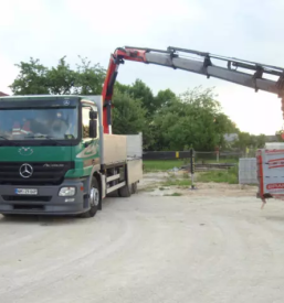 kamionski prevozi s HIAB dvigalom Dolenjska