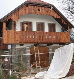 Wooden canopies slovenia