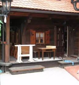 Wooden canopies slovenia