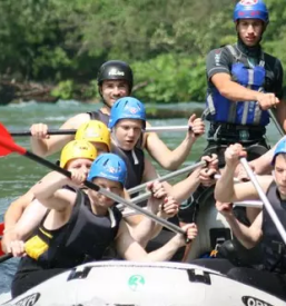 Adrenaline adventure rafting in bled
