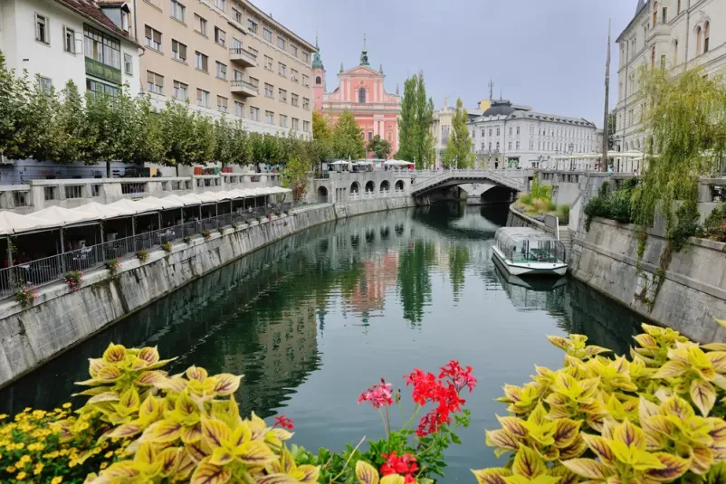 Buon ristorante nel centro di Lubiana