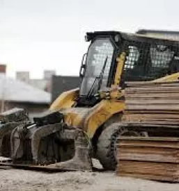 Dela z gradbeno mehanizacijo obala