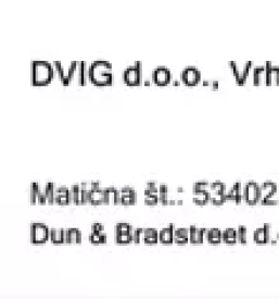 Dvig certifikat