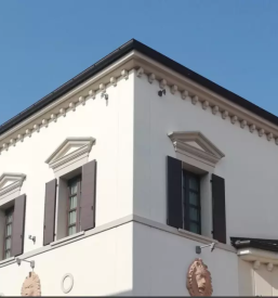 Installation of facade decorative elements