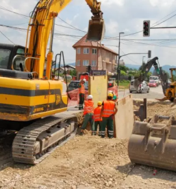 Izgradnja ceste v sloveniji