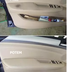 Popravilo usnja na avto sedežih