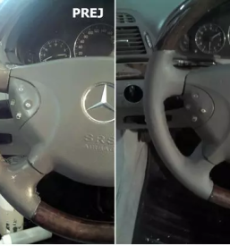 Strgano usnje v avtomobilu