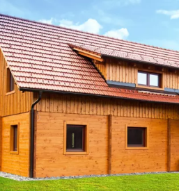 Lesene hiše Slovenija