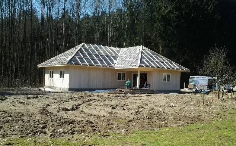 Lesene montažne hiše Slovenija 