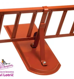 Montaža linijskih snegolovov