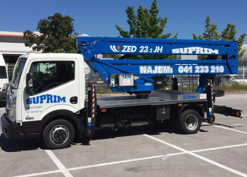 Najem dvižnih ploščadi Slovenija