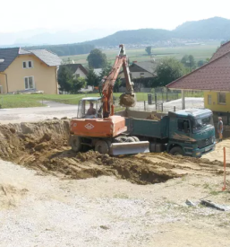 Izdelava tampona za gradnjo Ljubljana