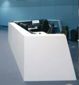 Notranja oprema iz kerrock corian in hi macs kompozitnih materialov