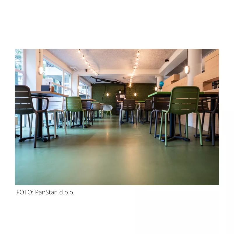 Linolej Ljubljana, okolica