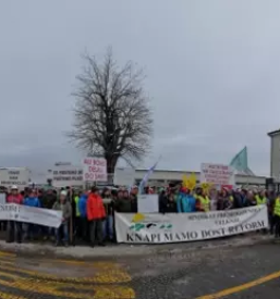 Pomoc delavcem v premogovniku velenje