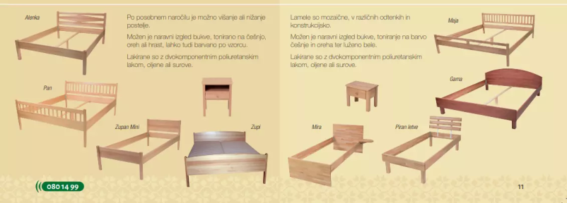 Postelja po naročilu Slovenija