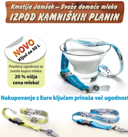 Prodaja mleka za javne zavode osrednjeslovenska gorenjska