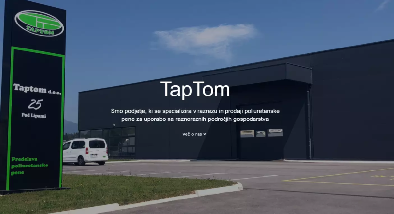 Razrez poliuretanske pene v Sloveniji