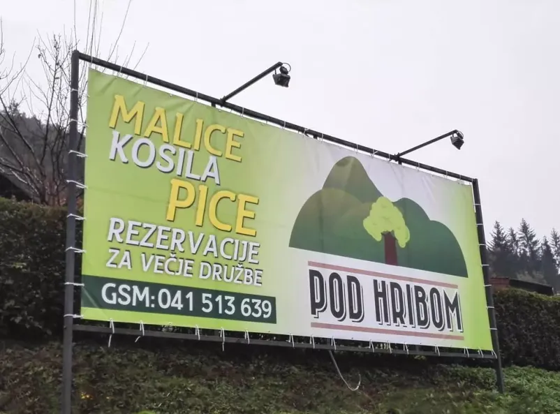 Reklamne table in panoji Domžale