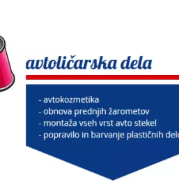 Avtolicarstvo avtokleparstvo in avtokozmetika izlake