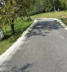 Mulcenje na strmih terenih slovenija
