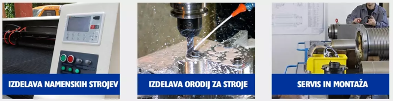 Storitve strojegradnje Slovenija