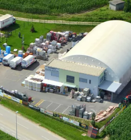 Ugoden gradbeni material lendava